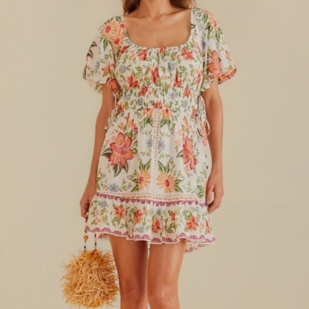 FARM Rio Bloom Garden Mini Dress